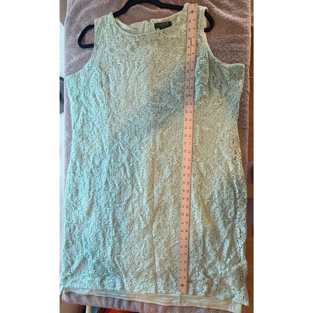 Ralph Lauren Plus Size Cocktail Dress Elegant Garden Party Slimming Flattering - Picture 6 of 8